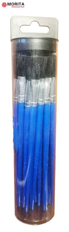 共同にブラシのプラスチック ハンドル セットの剛毛を+および糸のプラスチック黒くか青の長さ195mmの適用の変化か接着剤溶かしなさい